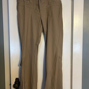 Athleta Tan Straight Leg Pants